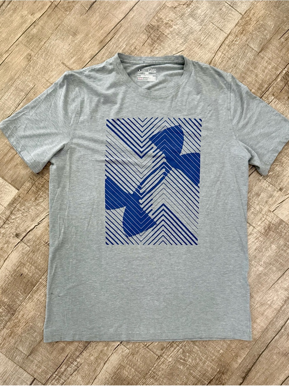 Under Armour Men's Gray Loose Fit T-Shirt‎ – Size Small Athletic Tee